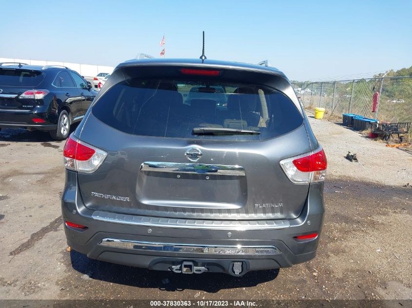 2015 NISSAN PATHFINDER PLATINUM - 5N1AR2MN3FC666445