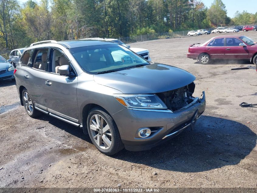 2015 NISSAN PATHFINDER PLATINUM - 5N1AR2MN3FC666445