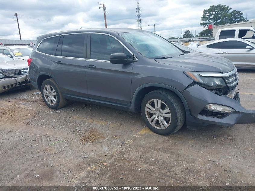2018 HONDA PILOT LX - 5FNYF5H1XJB024952