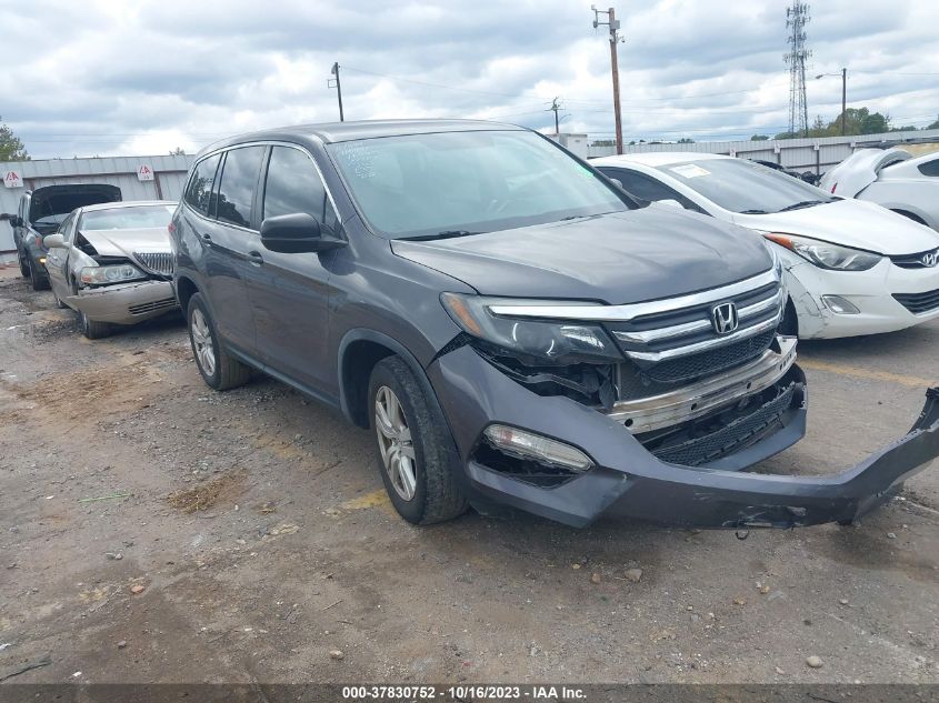 2018 HONDA PILOT LX - 5FNYF5H1XJB024952