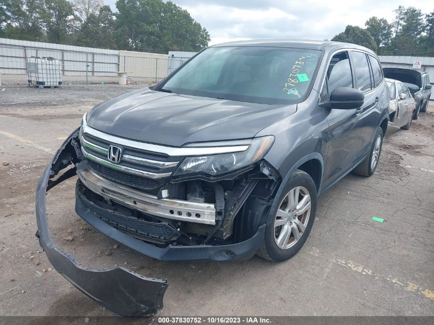 2018 HONDA PILOT LX - 5FNYF5H1XJB024952