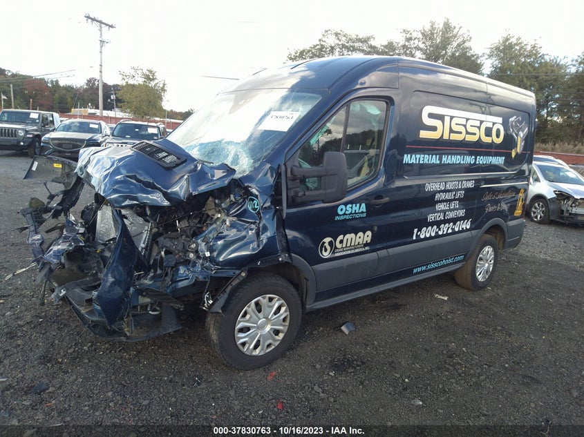 VIN 1FTYR1CM0JKB27446 2018 FORD TRANSIT VAN