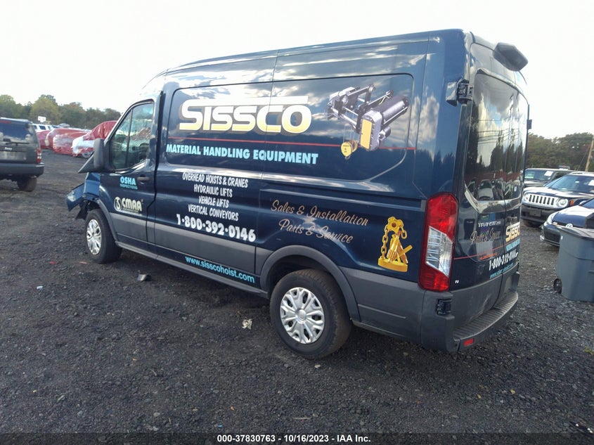 VIN 1FTYR1CM0JKB27446 2018 FORD TRANSIT VAN