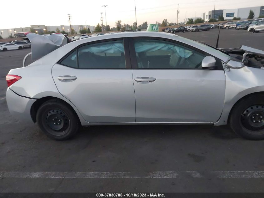 2019 TOYOTA COROLLA LE - 2T1BURHE6KC242852