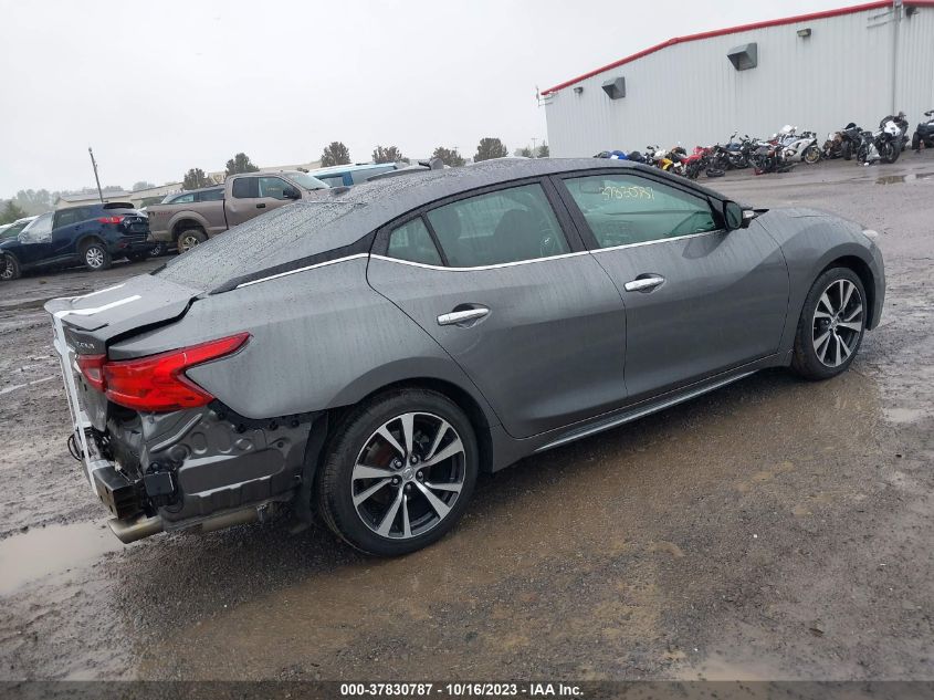 2016 NISSAN MAXIMA 3.5S/SV/SL/SR/PLAT - 1N4AA6AP6GC413068