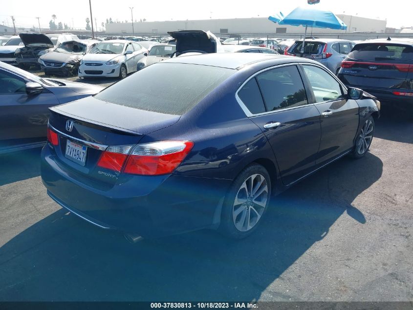 2014 HONDA ACCORD SEDAN SPORT - 1HGCR2F5XEA124460