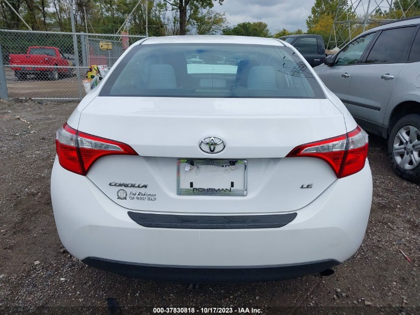 2016 TOYOTA COROLLA L/LE/S/S PLUS/LE PLUS - 2T1BURHE8GC540214