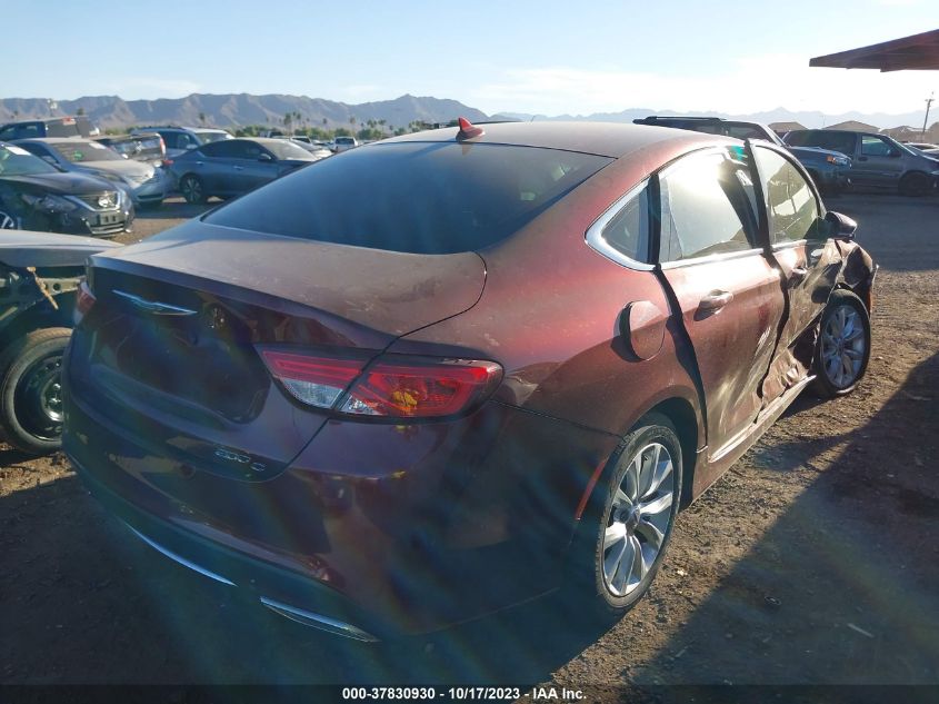 2015 CHRYSLER 200 C - 1C3CCCCG8FN514371