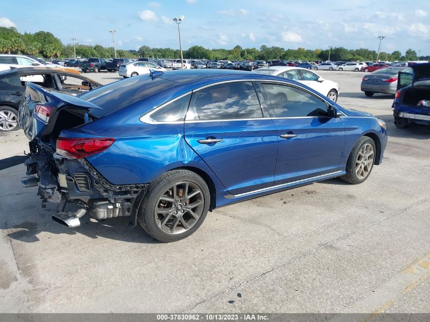 2018 HYUNDAI SONATA SPORT - 5NPE34AB8JH641180