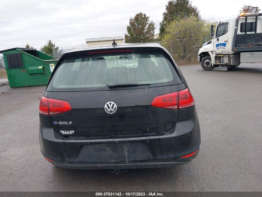 2015 VOLKSWAGEN E-GOLF SEL PREMIUM - WVWPP7AU9FW902608
