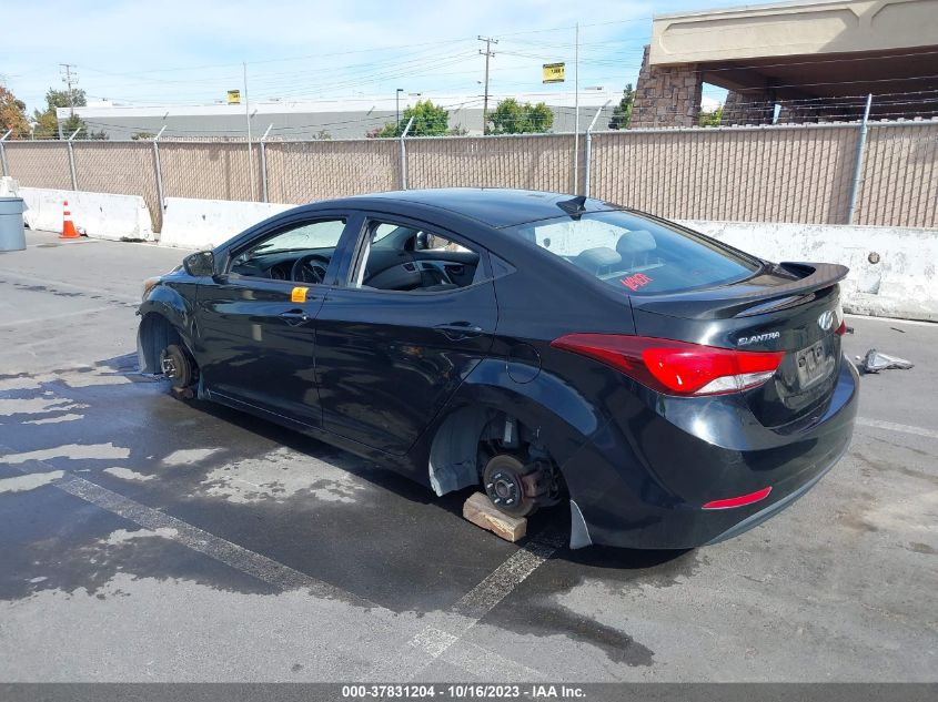 2014 HYUNDAI ELANTRA SE - KMHDH4AE5EU210813