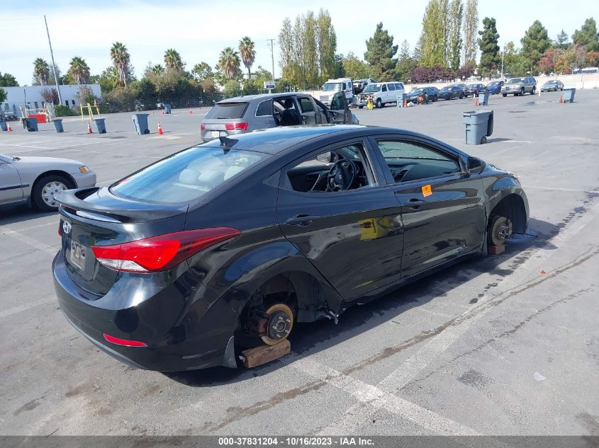 2014 HYUNDAI ELANTRA SE - KMHDH4AE5EU210813
