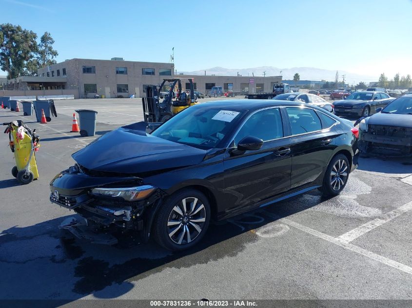 VIN 2HGFE1F76NH329683 2022 HONDA CIVIC SEDAN EX