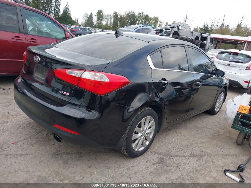 2014 KIA FORTE EX - KNAFX4A82E5230793