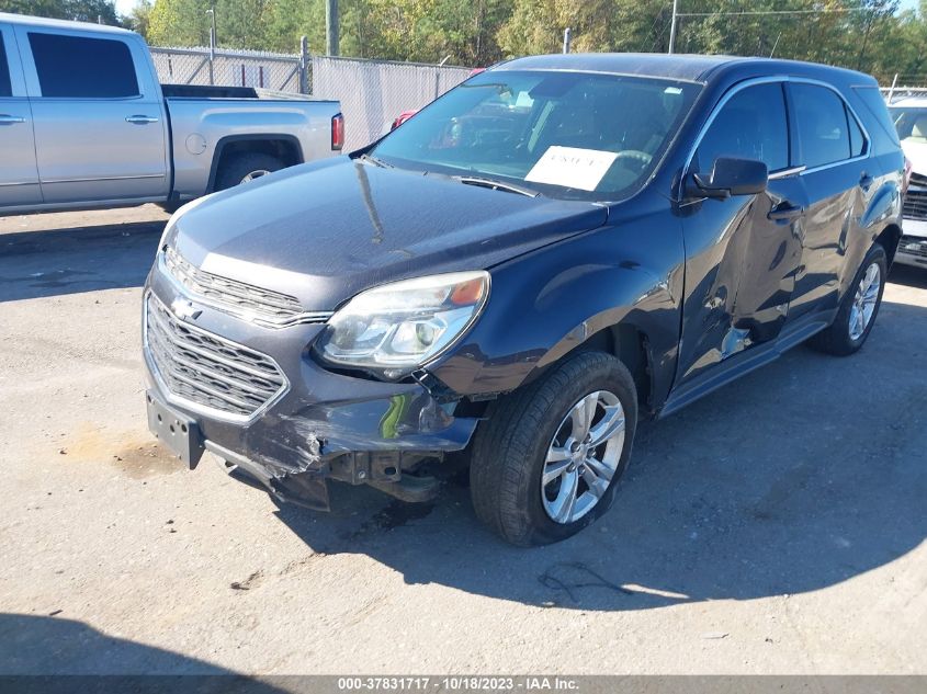 2016 CHEVROLET EQUINOX LS - 2GNALBEK6G6187805