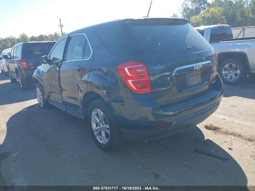 2016 CHEVROLET EQUINOX LS - 2GNALBEK6G6187805