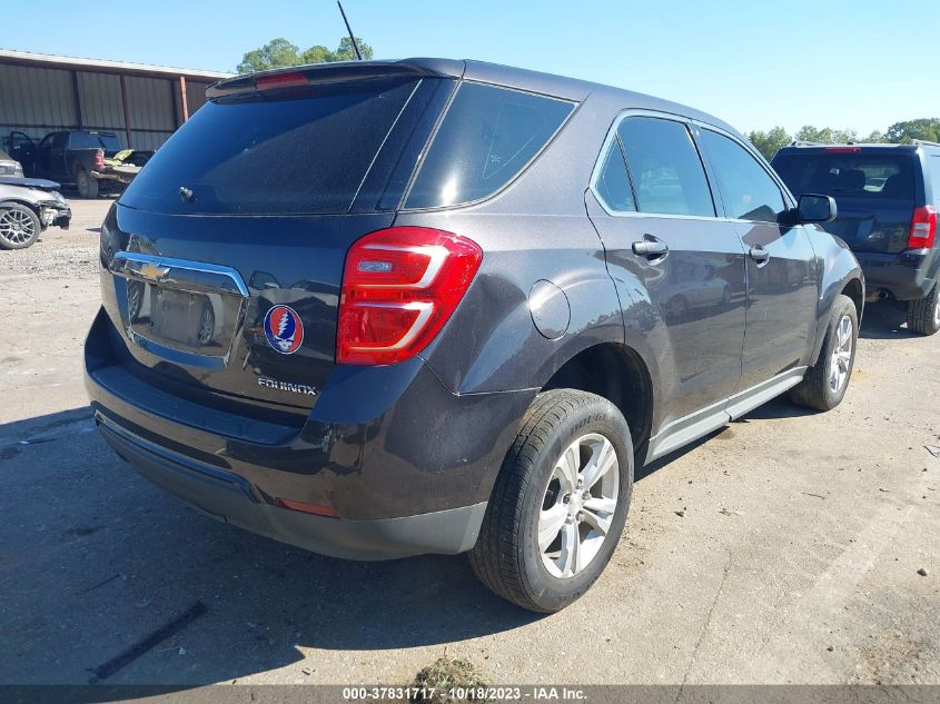 2016 CHEVROLET EQUINOX LS - 2GNALBEK6G6187805