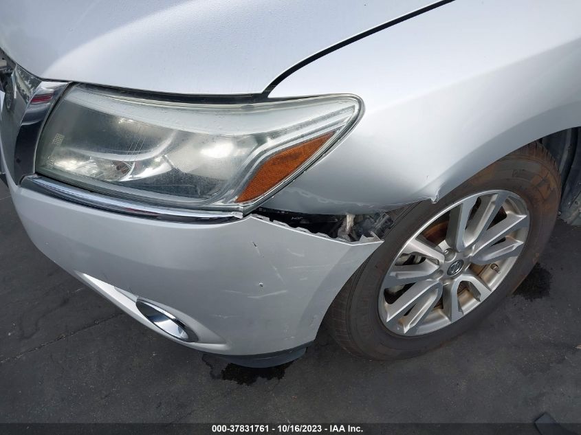 2013 NISSAN PATHFINDER SV - 5N1AR2MN2DC633515