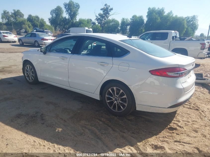 2017 FORD FUSION SE - 3FA6P0HD1HR275827