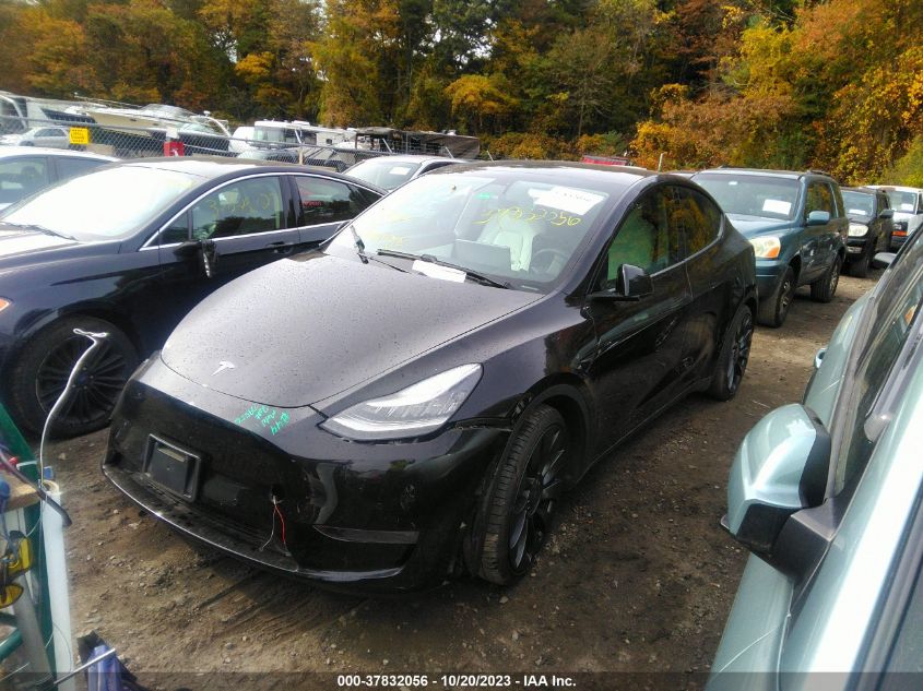 2020 TESLA MODEL Y LONG RANGE/PERFORMANCE - 5YJYGDEF2LF037298