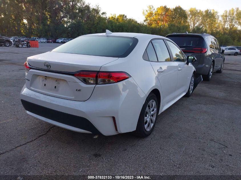 VIN 5YFEPMAE1NP305930 2022 TOYOTA COROLLA LE