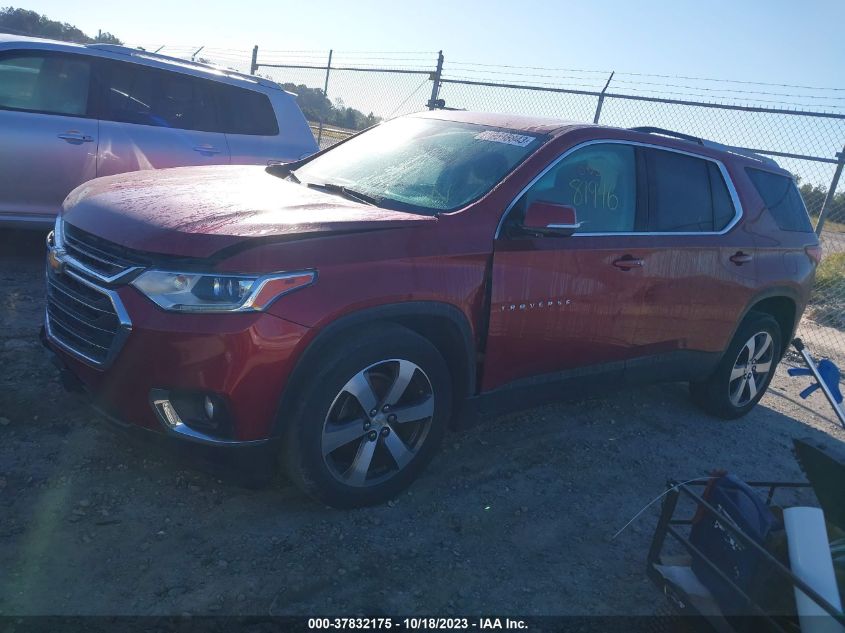 2018 CHEVROLET TRAVERSE LT - 1GNERHKW9JJ170419