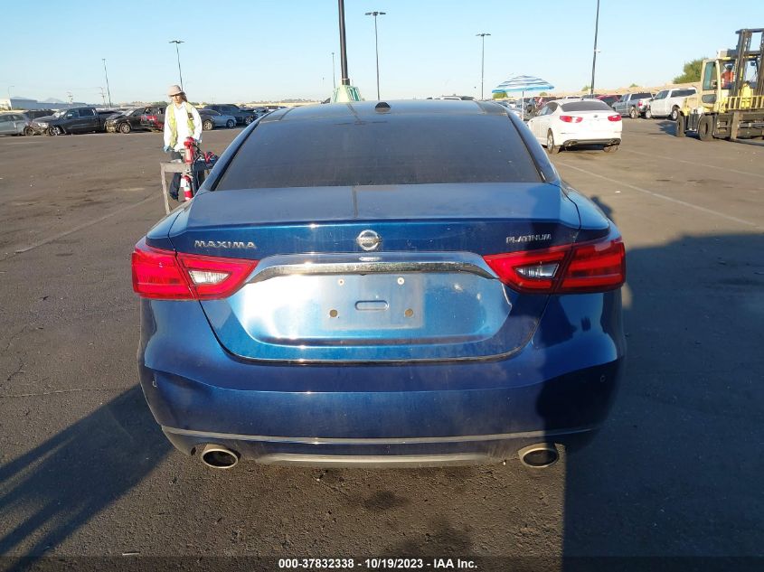 2018 NISSAN MAXIMA PLATINUM - 1N4AA6APXJC394886