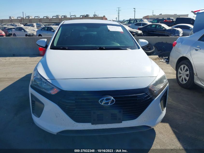 2019 HYUNDAI IONIQ HYBRID BLUE - KMHC65LC5KU131351