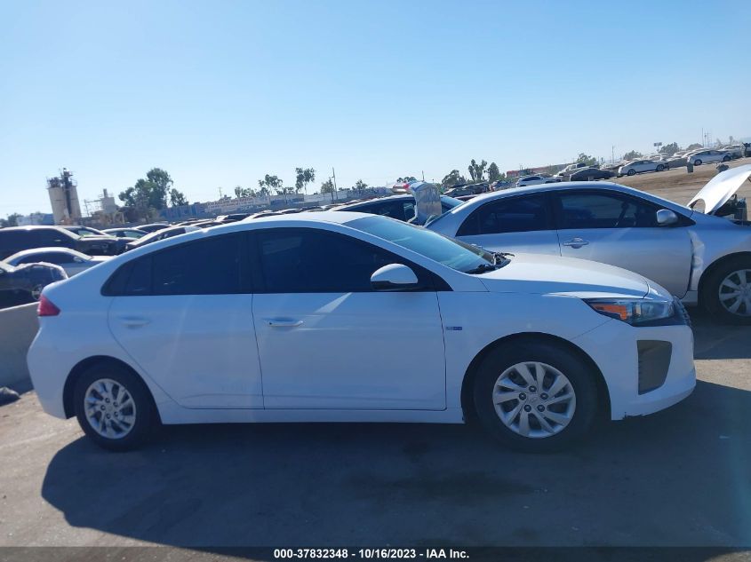 2019 HYUNDAI IONIQ HYBRID BLUE - KMHC65LC5KU131351