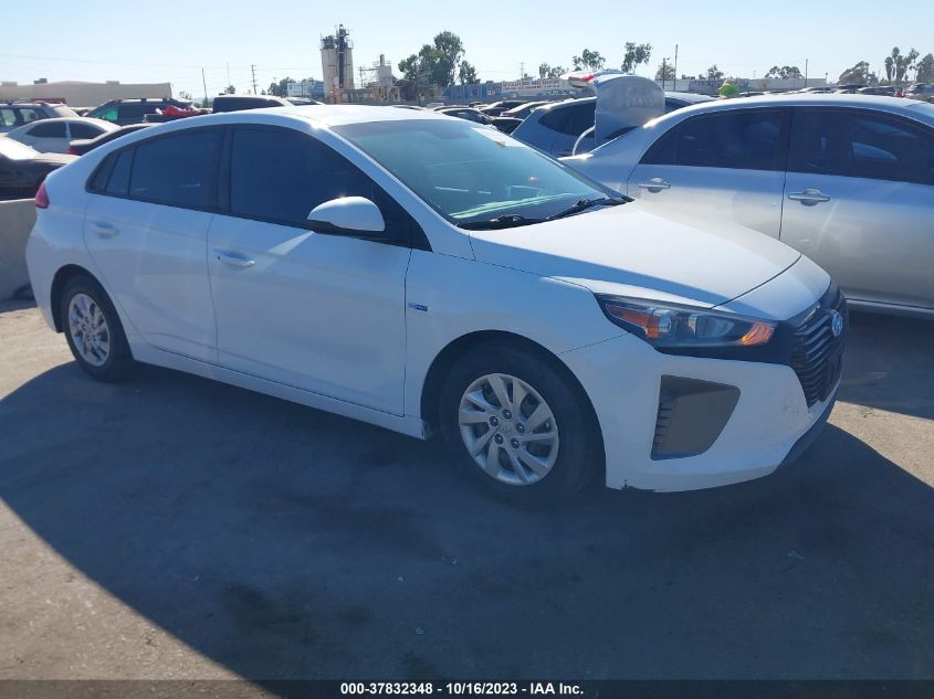 2019 HYUNDAI IONIQ HYBRID BLUE - KMHC65LC5KU131351