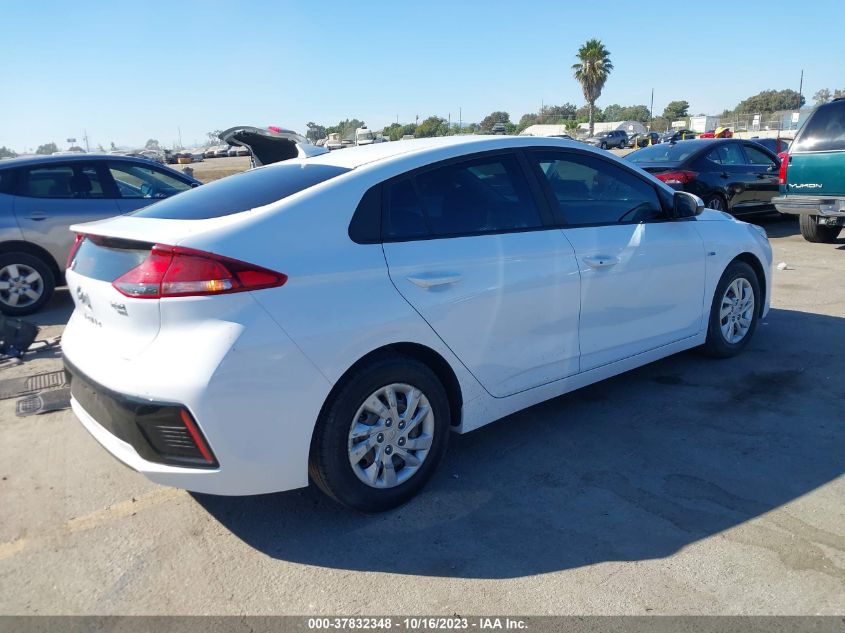 2019 HYUNDAI IONIQ HYBRID BLUE - KMHC65LC5KU131351