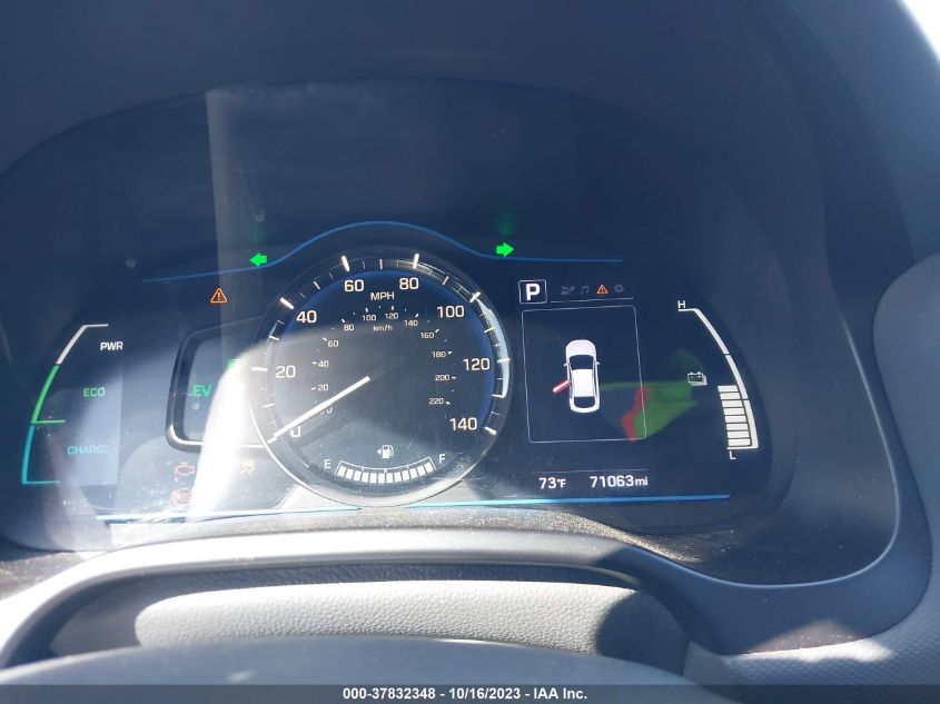 2019 HYUNDAI IONIQ HYBRID BLUE - KMHC65LC5KU131351