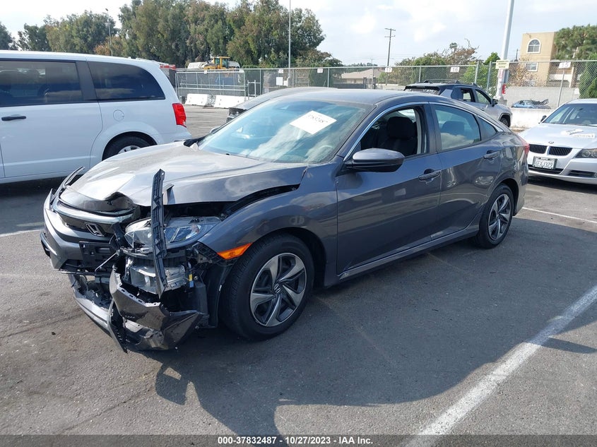 VIN 2HGFC2F66MH544675 2021 HONDA CIVIC SEDAN LX