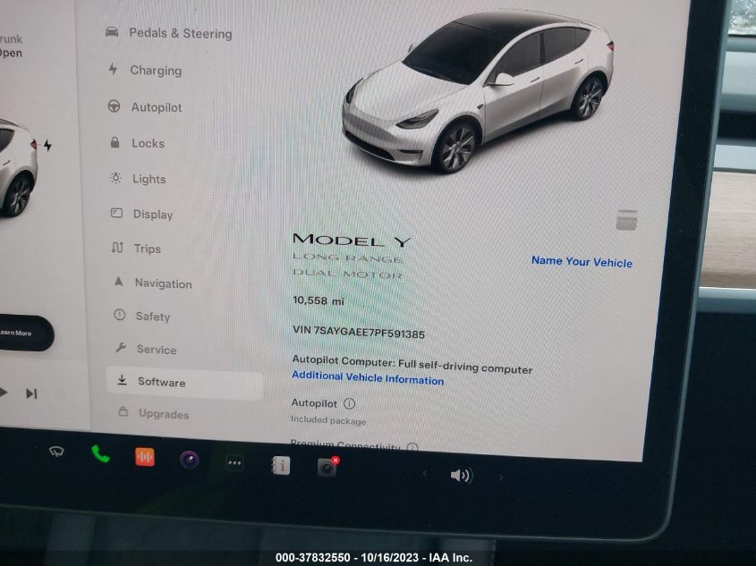 7SAYGAEE7PF591385 Tesla Model Y   7