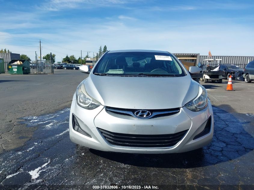2016 HYUNDAI ELANTRA SE - KMHDH4AE8GU581838