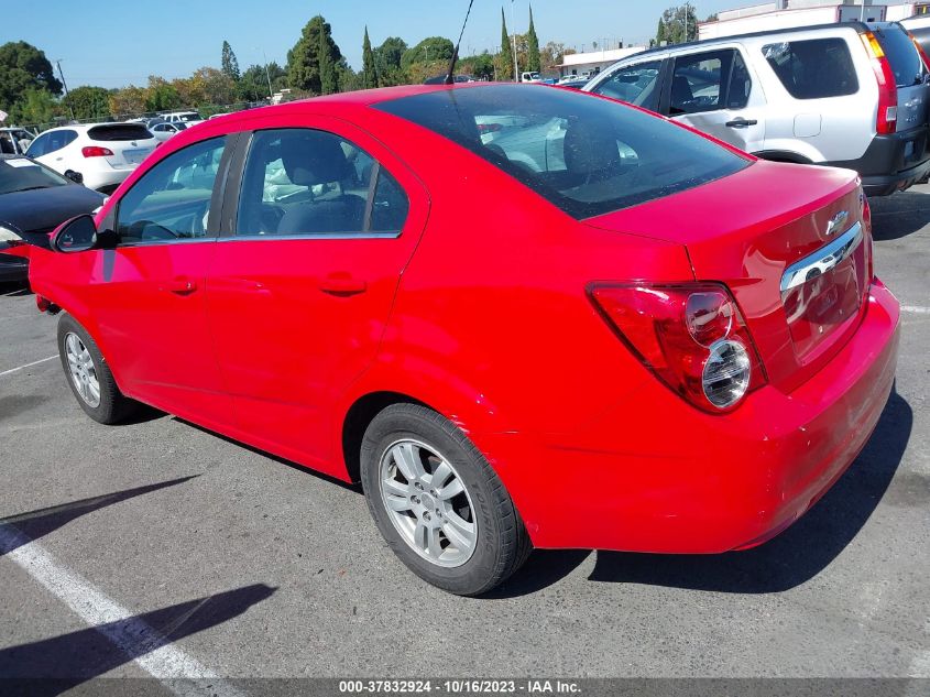 2014 CHEVROLET SONIC LT - 1G1JC5SH6E4110703