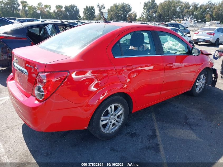 2014 CHEVROLET SONIC LT - 1G1JC5SH6E4110703