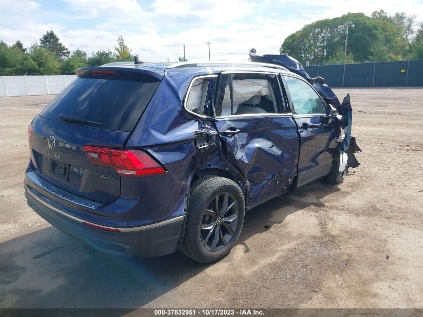 2022 VOLKSWAGEN TIGUAN SE - 3VV2B7AX8NM100571