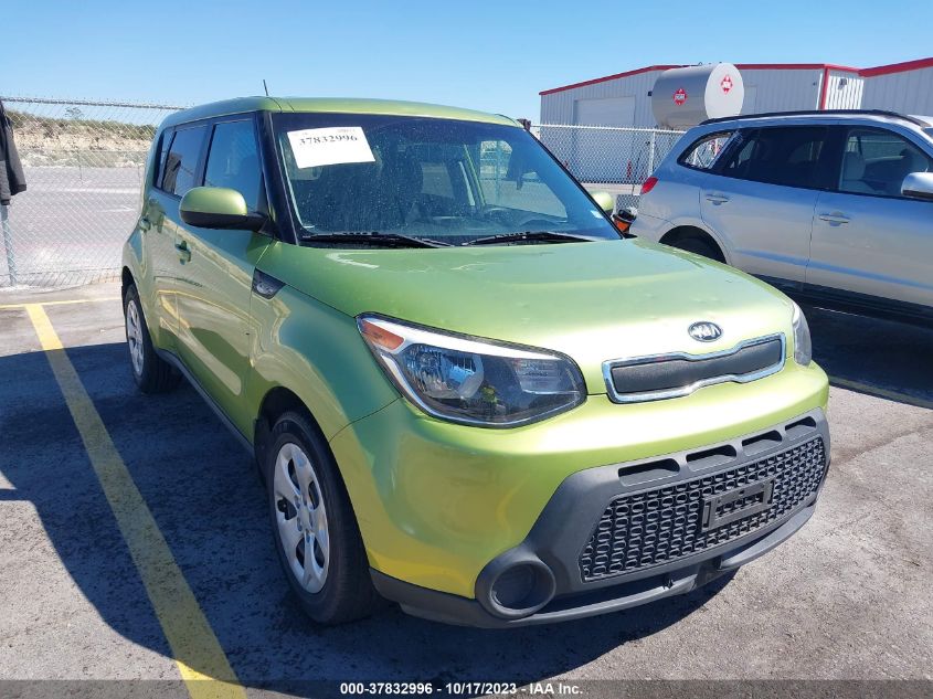 2014 KIA SOUL BASE - KNDJN2A25E7722449