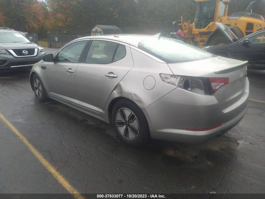 2013 KIA OPTIMA HYBRID LX - KNAGM4AD3D5049937