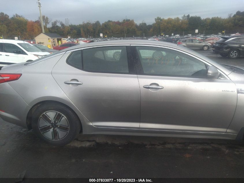2013 KIA OPTIMA HYBRID LX - KNAGM4AD3D5049937