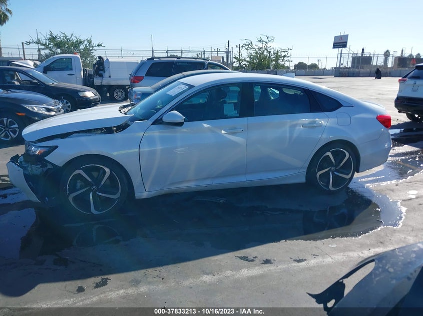 VIN 1HGCV1F34JA186497 2018 HONDA ACCORD SEDAN SPORT 1.5T