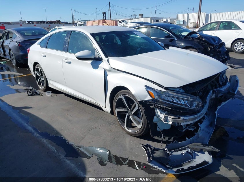 VIN 1HGCV1F34JA186497 2018 HONDA ACCORD SEDAN SPORT 1.5T