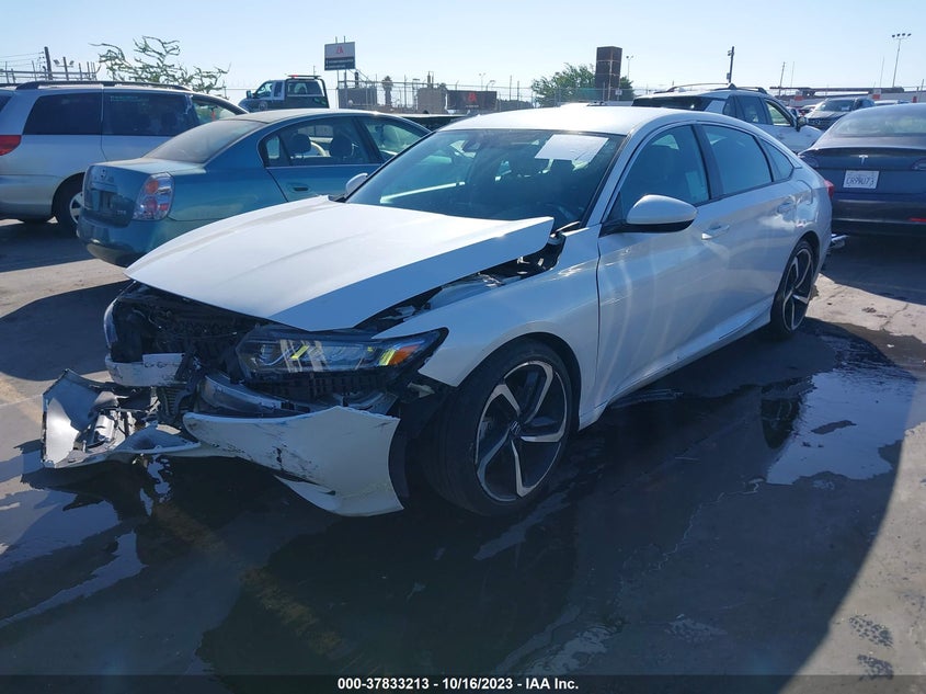 VIN 1HGCV1F34JA186497 2018 HONDA ACCORD SEDAN SPORT 1.5T