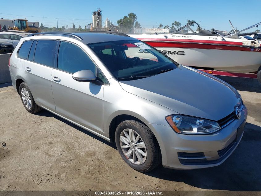 2016 VOLKSWAGEN GOLF SPORTWAGEN TSI S - 3VWC17AU2GM508396