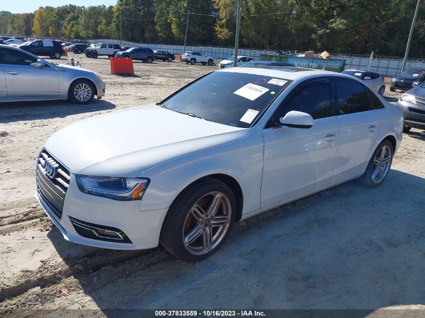 2013 AUDI A4 PREMIUM PLUS - WAUFFAFL9DN014100
