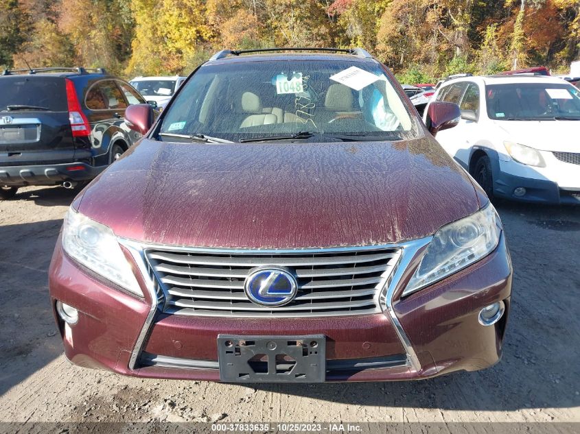 2013 LEXUS RX 450H JTJBC1BA1D2054930
