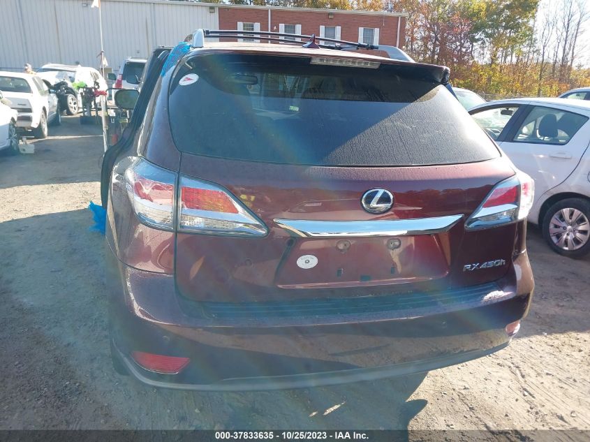 2013 LEXUS RX 450H JTJBC1BA1D2054930