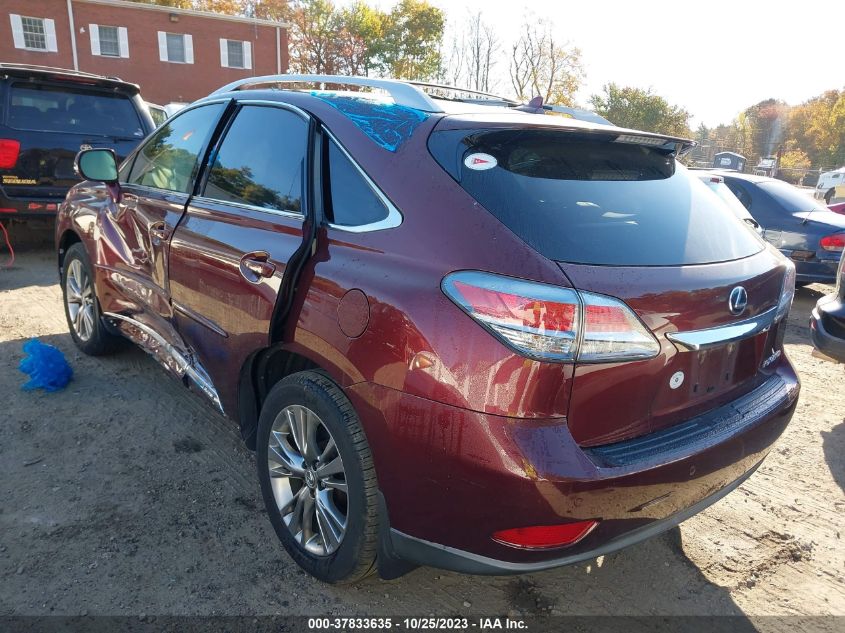 2013 LEXUS RX 450H JTJBC1BA1D2054930
