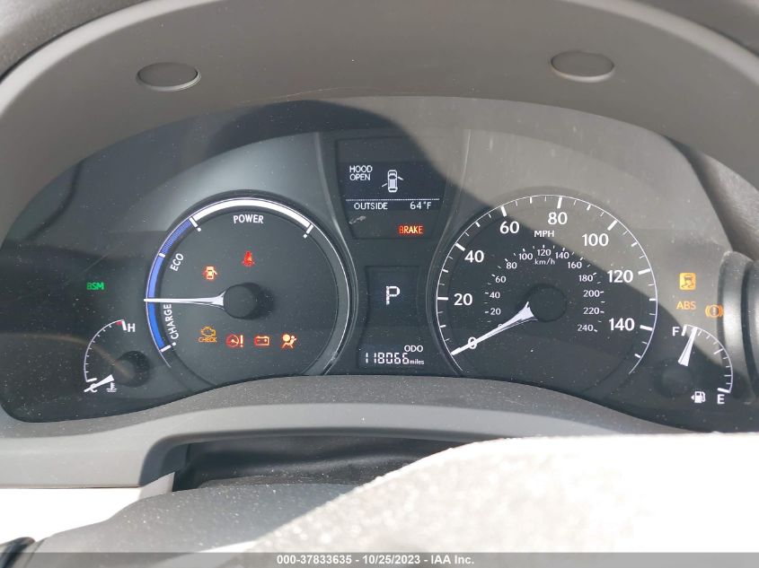 2013 LEXUS RX 450H JTJBC1BA1D2054930